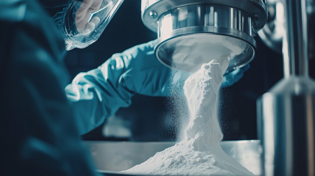 Food grade bulk bags in a clean production facility