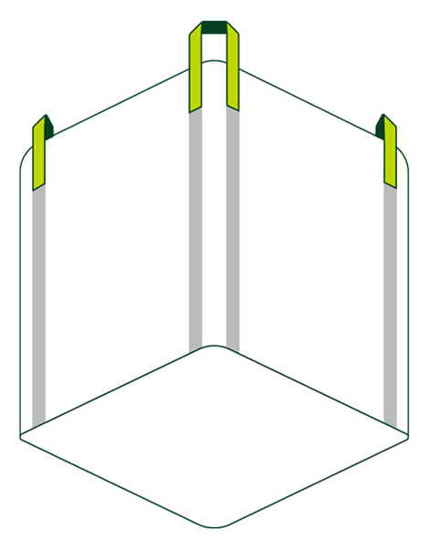 Plain flat bottom bulk bag